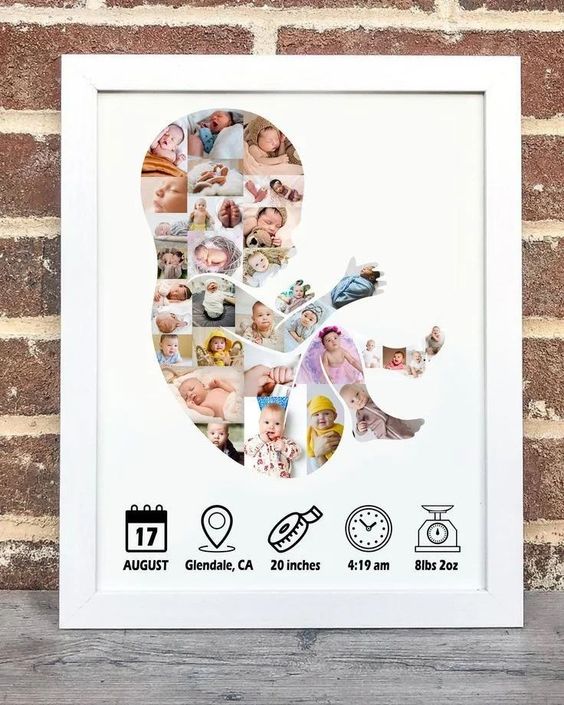 Baby Milestone Photo Frame