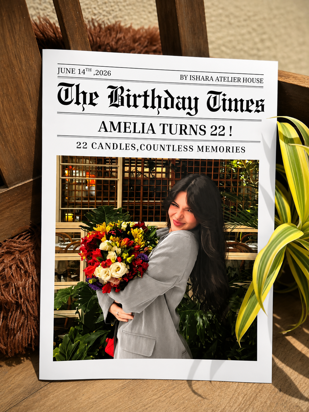 # The Birthday Times – Personalized 8-Page Birthday Magazine