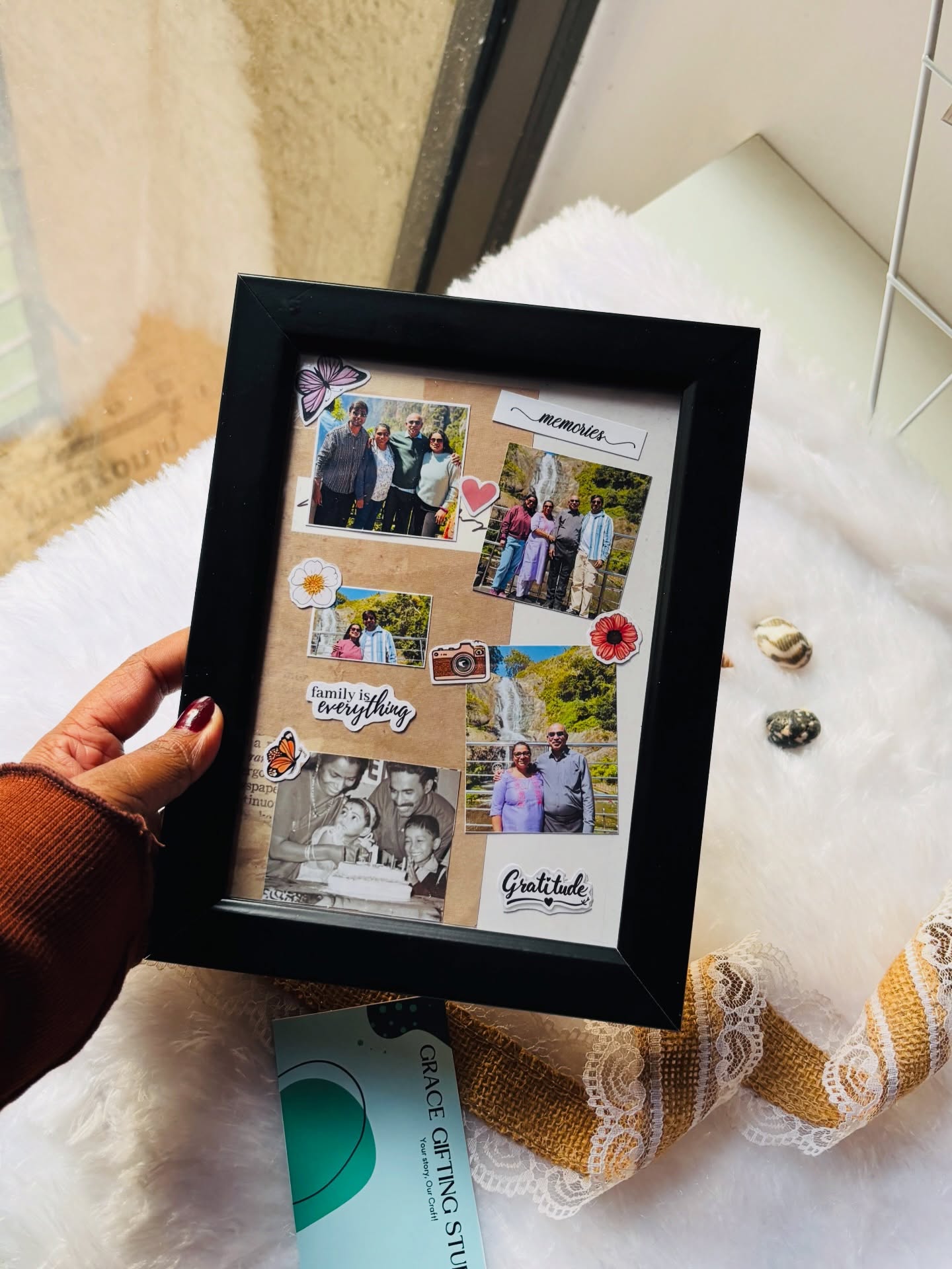 Family Memories Collage – A4 Personalized Photo Frame